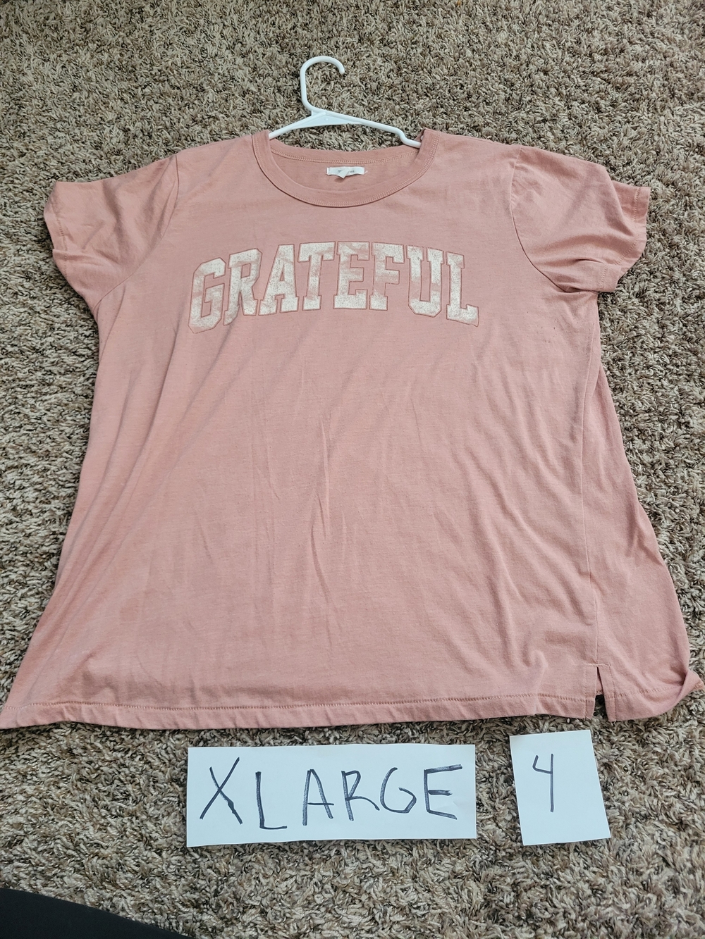 Maurices XLARGE Graphic TEE Grateful, Excellent Condition